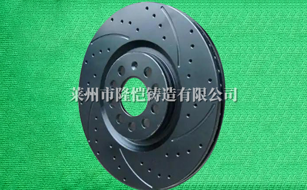 Perforated and scribed brake disc