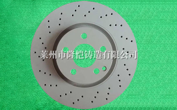 Perforated and scribed brake disc