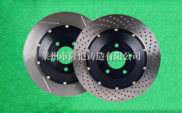 Perforated and scribed brake disc