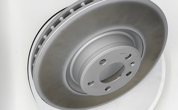 Punching and marking brake disc