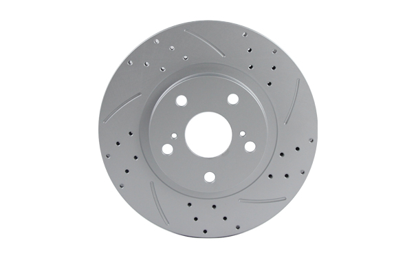 Punching and marking brake disc